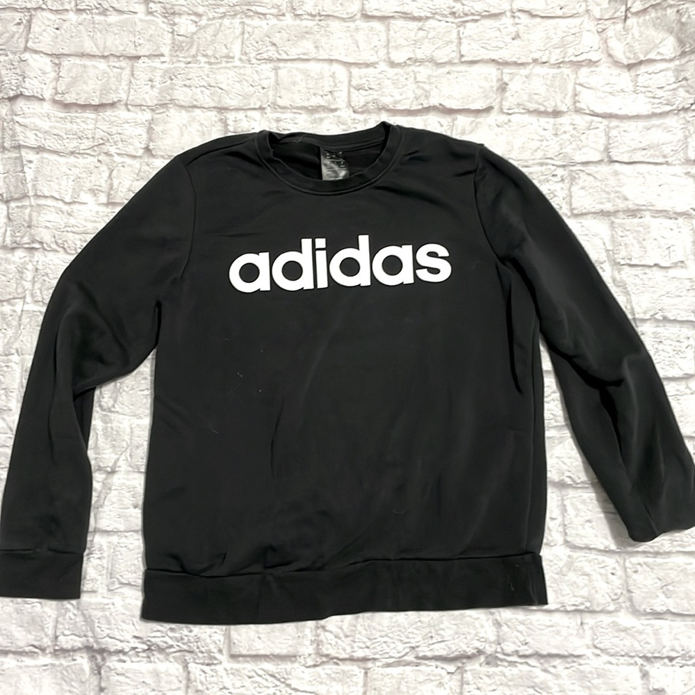 Black Adidas Sweatshirt, size large